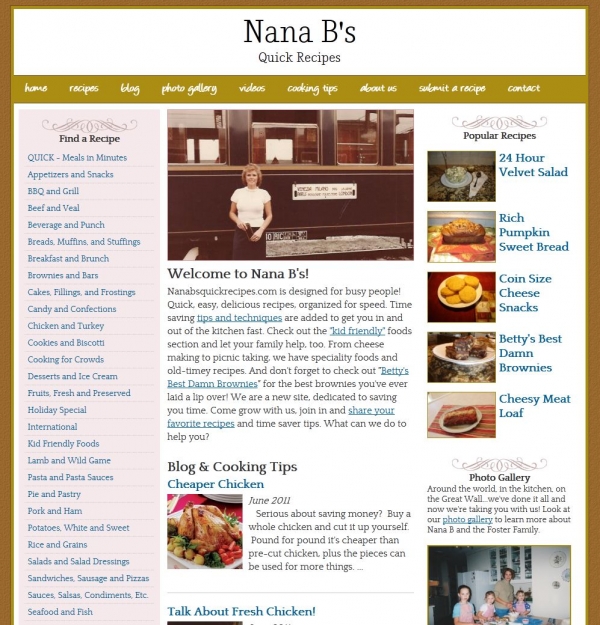 Nana B's Quick Recipes